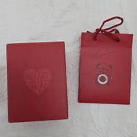 Orsetto porta anello con  rosa