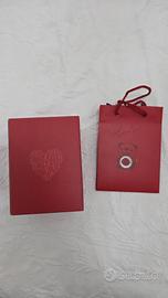 Orsetto porta anello con  rosa