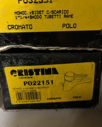 Ribinetteria Cristina lavabo e bidet bagno