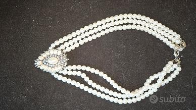 collana perle bigiotteria anni 80