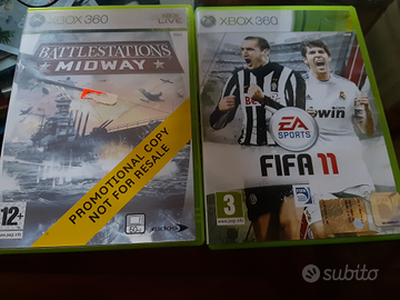 Giochi Xbox 360 fifa11 & battlestations midway