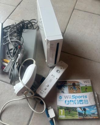 Nintendo Wii console con gioco Wii sports