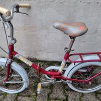 Bici vintage pieghevole tipo Graziella per bimbo