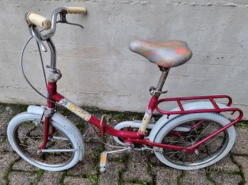 Bici vintage pieghevole tipo Graziella per bimbo