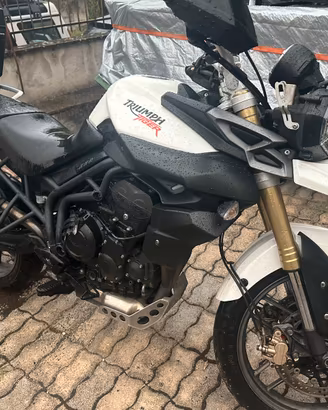 Triumph tiger 800 abs 2011 scamb  con camper