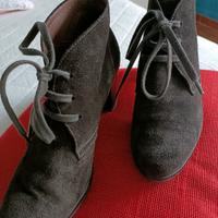 Scarpe francesine camoscio Nero Giardini