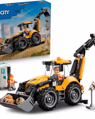 LEGO City Scavatrice da cantiere gialla 60480