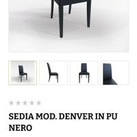 8 sedie in pu acquistate da Bissolo casa