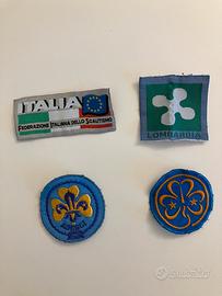 Lotto distintivi scout originali AGESCI