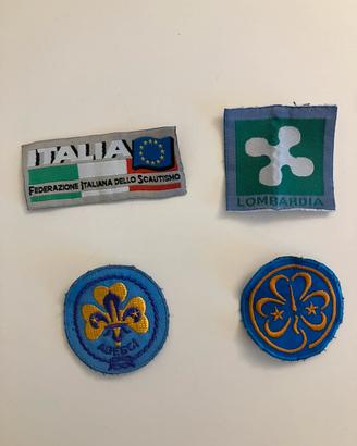 Lotto distintivi scout originali AGESCI