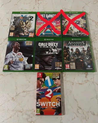 (Prezzo in chat) Giochi Nintendo Switch Xbox One