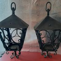 Lampadari in ferro battuto