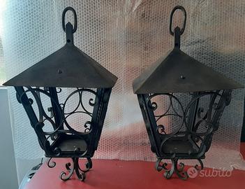 Lampadari in ferro battuto