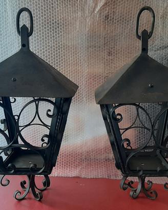Lampadari in ferro battuto