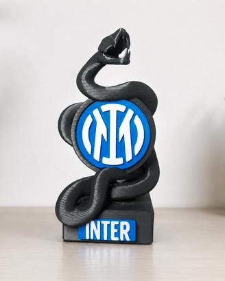 Serpente Inter Artigianale Statuetta Inter