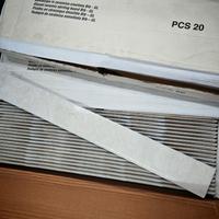 Battiscopa 48 ML gress marmo bianco