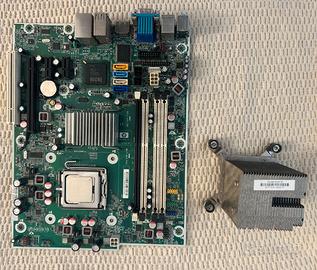 Scheda madre HP Compaq 6000 PRO + cpu Intel Pentiu