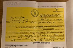 Rimorchio agricolo con documenti