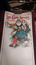 Antico Poster Circense Cercle Royal 1920