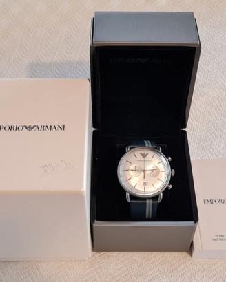 ARMANI Orologio Cronografo modello Aviator NUOVO