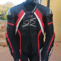 tuta moto 48 intera in pelle spyke sport motori