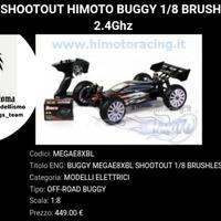 rc buggy 1/8 elettrico