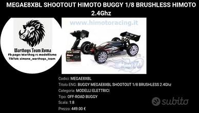 rc buggy 1/8 elettrico