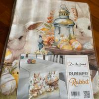 Runner pasquale in cotone Zucchissime