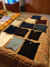 stock di circa 16 maglie in cotone da donna 