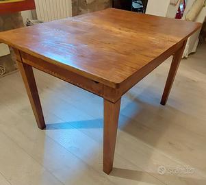tavolino in legno allungabile