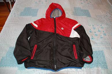 GIACCA IMPERMEABILE FODERATA  MEC 12ANNI ROSSO/NER
