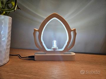 Lampada a forma di Pumo Pugliese stampato 3D