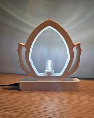 Lampada a forma di Pumo Pugliese stampato 3D
