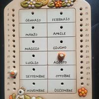 thun calendario perpetuo country con uccellino