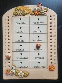 thun calendario perpetuo country con uccellino