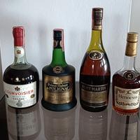 4 bottiglie COGNAC vintage