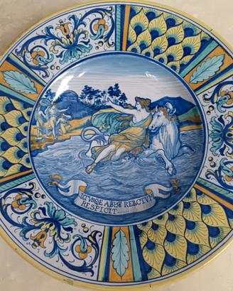 Grande piatto da parata, XIX secolo, DERUTA