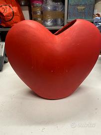 Vaso a cuore x piante/fiori