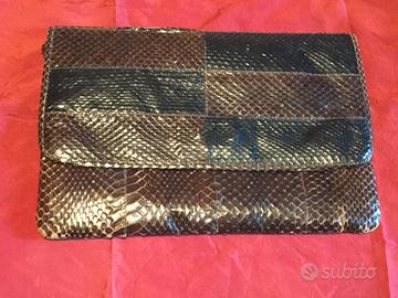 Pochette Vintage Patchwork in pitone anni 60'