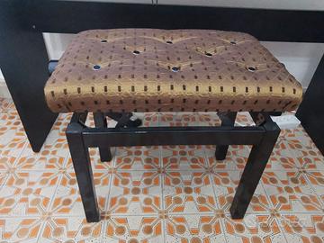 sgabello panca regolabile pianoforte
