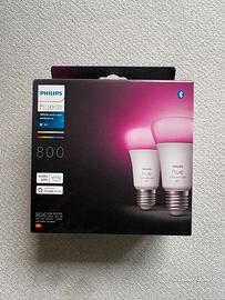 Philips Hue, White and Color 800, 2 Bulbs E27, New