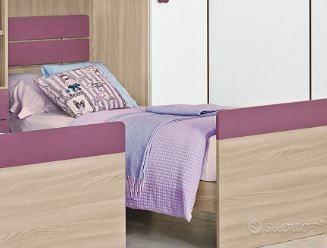 Letto singolo (violetta) cameretta