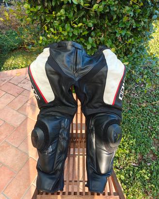 Pantaloni moto in pelle Dainese 54
