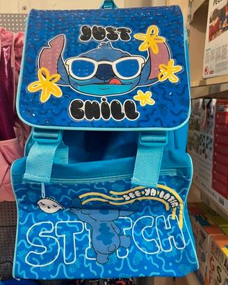 Zaino scuola Stitch prodotto ufficiale 40x30x15+10