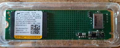 SSD NVMe M.2 512GB Micron 2450 PCIe Gen4x4 2280