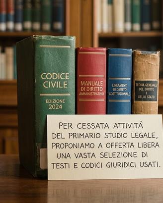 Libri di diritto per cessata attività