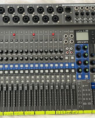 Mixer Zoom Live Track L20 COME NUOVO!