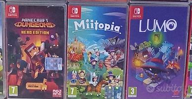 3 Giochi Nintendo Switch