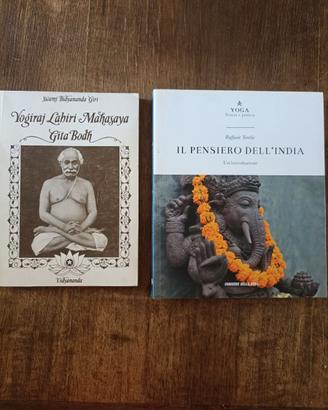 Lotto di 2 libri Spiritualità India
