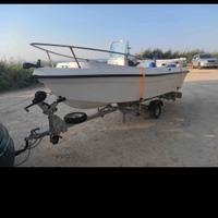 barca + motore + carrello omologato